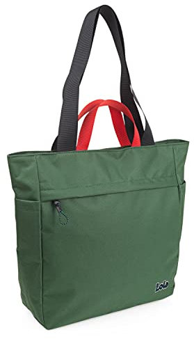 Lois - Bolso Shopper Elegante y Versátil Para Mujer, Bolso De Todo Uso Con Estilo Para Universidad, Kaki