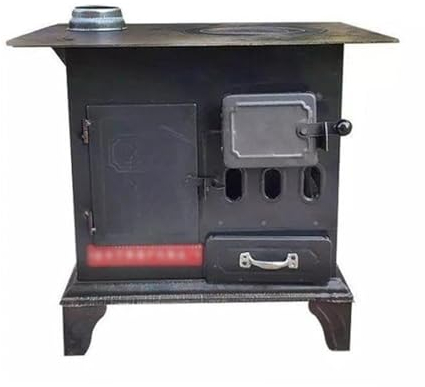 GUAWJRZDP Estufa de Lena para casa, Cocina de Leña, Quema de Leña Potente y Eficiente, 3 en 1, Horno/Calefacción/Cocina, for 2-4 Personas Picnic al Aire Libre Barbacoa Camping Emergencia