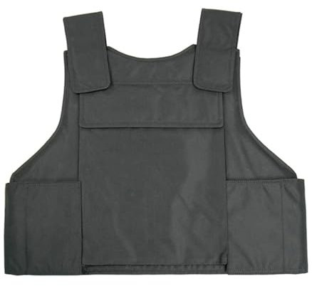 ZYREHAW Gilet Pare-balles de Niveau IIIA, Vêtements de Protection de sécurité, Tactique dissimulés Gilets, Plaque balistique, Ajustable pour Airsoft Spécial Outdoor Paintball Training Medium