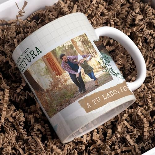 Nomart Tasse Mug Gobelet personnalisé pour la fête des pères avec photos