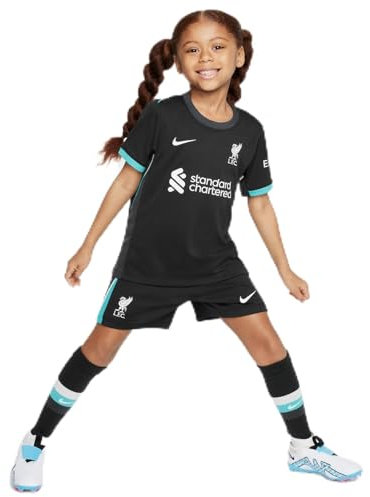 Nike Liverpool FC 2024/25 Stadium Away Dreiteiliges Replika-Fußballtrikot-Set (jüngere Kinder), FN9203