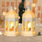 Weihnachtsdeko Laterne,2 Stück Weihnachtslaterne,Laterne Häuser Weihnachtslaterne mit Led,Weihnachtsdeko Innen,Windlicht Weihnachten,Party Supplies Weihnachtsdeko Windlicht Innen Beleuchtete