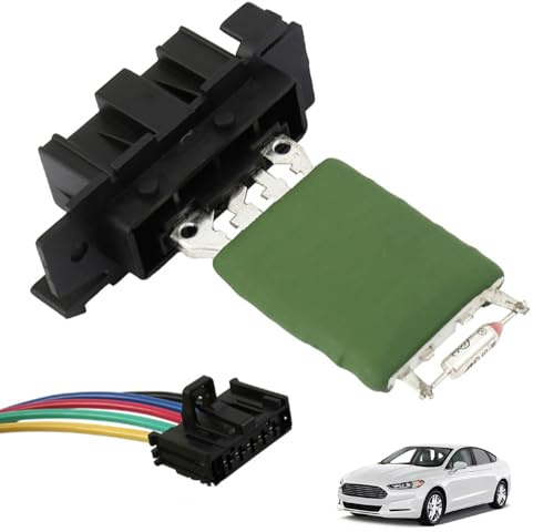 Wjelet Auto Heizung Gebläse Motor Widerstand mit Kabelbaum für Opel Corsa D E Grande Punto Alfa Romeo Mito ersetzt 13248240 77364061, 55702407