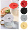 4 Pcs Silicone Lids, Universal Drink Cup Cover, Food Glass Cup Covers, Mug Lid for Home Outdoors Mug Coffee Glass Tea Cup, Mug Cover, Silicone Cup Cover, Re-usable Dust Teacup Lid