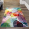 Teppich-Traum Teppich Wohnzimmer Flur Brücke Eingangsbereich Gang pflegeleicht strapazierfähig Mehrfarbig farbecht mit Laubmuster in Bunt, 80 x 150 cm