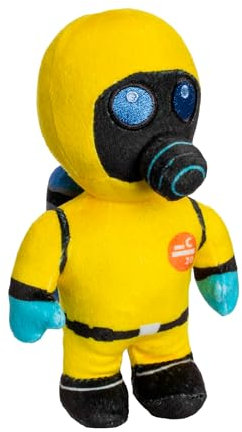 Bizak Stumble Guys 64117260-4 Hazmat NBC Plüschtier, 6 epische Charaktere, weiches und kuscheliges Spielzeug, ideal für alle Altersgruppen