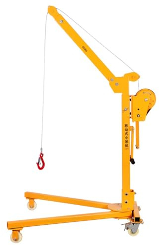 MYUYEE Mobiler Kleiner tragbarer Kran Manueller Haushaltshebekran,Manuell 660 lbs