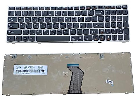 JYJYGDM Pièces d'ordinateur Portable Nouvelle corée for Lenovo G580 G580A G585 G585A Z580A Z585 NoBacklight Blanc Clavier d'ordinateur Portable for Ordinateur Portable