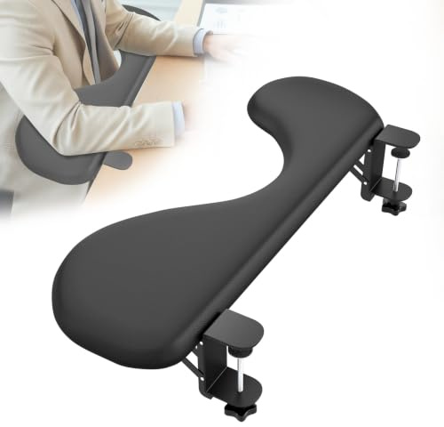 Foldable Desk Extender Tray,Comfortable Table Extension Pad, | Ergonomic Arm Rest Wrist Rest Elbow Rest for Desk