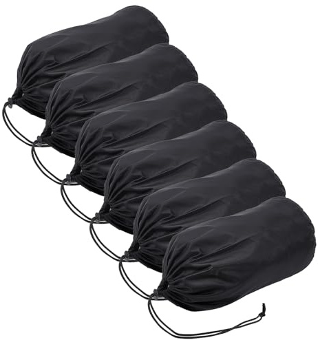 letsinstyle Packsack 6 Stück wasserdichte Aufbewahrungssäcke Für Den Außenbereich 6.3 x 12.6 tragbarer Staubbeutel Mit Kordelzug Seesack Mit Staubklappe Für Reisen Wandern Rucksackreisen