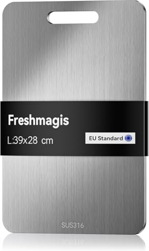 Titan Schneidebrett, Schneidebrett Edelstahl, Titanium Cutting Board, Stainless Steel Cutting Board (39 * 28cm)