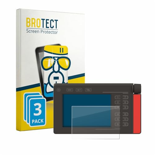 BROTECT 3 Stück Schutzglas für Müller Elektronik SMART570 Schutzfolie Panzer Folie Glas[Extrem Kratzfest 9H, Anti-Fingerprint, Ultra-Transparent]