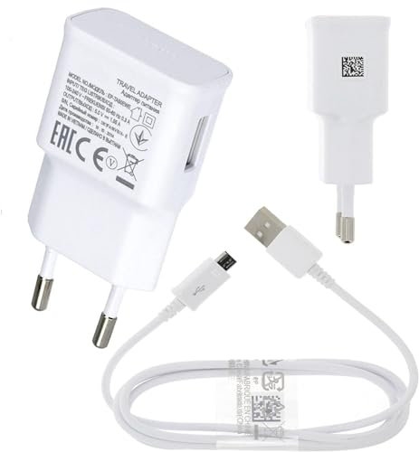 Acce2S - Caricabatterie rapido USB originale 1,5 A + cavo per Samsung Galaxy J5 2017 - J3 2016 - J1 2016 - J5 2016 - J7 2016 - J5