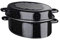 GSW Stahlwaren GmbH Oval Bräter, schwarz, 34 x 15,5 cm, 5,7 Liter