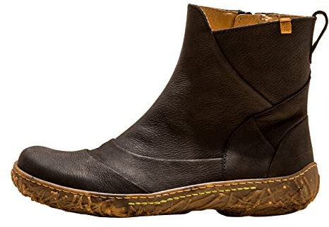 El Naturalista Damen Ankle Boots Nido, Frauen Stiefeletten,uebergangsschuhe,uebergangsstiefel,flach,Stiefel,Bootee,Booties,Black,38 EU / 5 UK