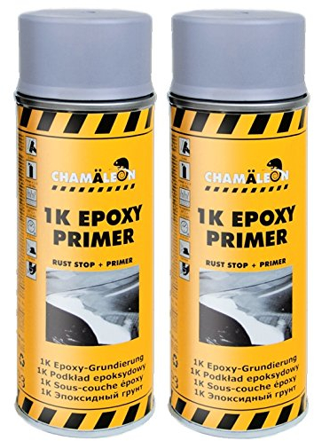 Chamäleon 400ml 1K Grau Epoxy Primer GRUNDIERUNG Spray KORROSIONSSCHUTZ (2)