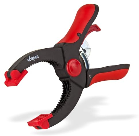 DEMA Leimzwinge 170 mm – Spannzwinge, Klemmzwinge, Ratschenzwinge, Einhandzwinge, Klemmhalter für präzises Fixieren