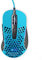 Xtrfy M4 RGB, Mouse da Gioco Con Filo Ultraleggero, Design Ergonomico per Destrimani, Sensore Pixart 3389 all'Avanguardia, Illuminazione RGB regolabile, Miami Blue Edition