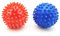2 Stück Stachel-Massageball Igelball mit Noppen Myofasziale Bälle Faszienball für Massage-Muskel(6,5cm)