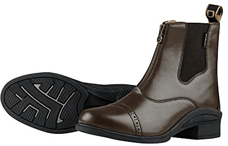 Dublin Altitude Zip Paddock Boots, Brown, Adults 7