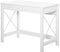 HOMCOM Schreibtisch Tisch Multifunktionaler Computertisch Moderner und minimalistischer Bürotisch Arbeitstisch 105x50x76 cm Weiß