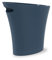 Umbra Skinny Kleiner Mülleimer, 2 Gallonen Mülleimer für kleine Räume – ideal für Badezimmer, Büro, Schlafzimmer und mehr, Denim