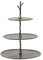 Light & Living Etagere Tresa - Antik Bronze - 3 Schichten - Rund - Metall - Servierständer - Servierplatte - Tortenständer/Cupcake Ständer - Servier-Tablett