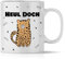 mindmonkeys® Tasse mit Spruch Heul Doch Leopard für immer pöbelnde Kollegen Freunde Chefs lustige Statements zum Geschenk Geschnekidee zum Geburtstag Vatertag Keramik 300 ml