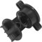 Tissting Zusatzisolator Isolatoren, 100 Stücke Elektronischer Zaunisolator ABS Bolzentyp Isolator Bauernhof Elektrozaun Holzpfosten Isolatoren für 9,5 mm/0,37 Zoll Durchmesser Mittelstange(Schwarz)