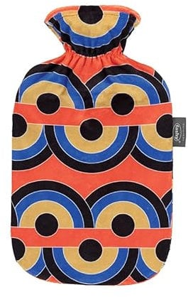 Fashy Wärmflasche 2,0 L mit bedrucktem Flauschbezug