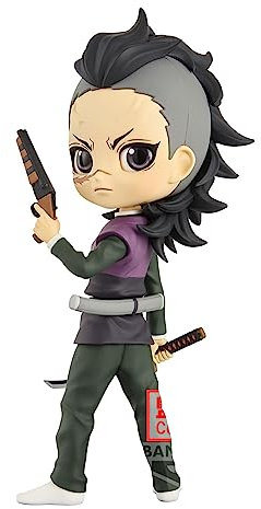 Banpresto Figur Q Posket Genya Shinazugawa Demon Slayer: Kimetsu No Yaiba 14 cm BP88485 Mehrfarbig