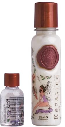 MAIKE AMOUR Keratina, RITUAL BOTANICO 120 ml - Tratamiento de queratina con 12 aceites naturales y aminoácidos para brillo, suavidad y nutrición. Producto original de COLOMBIA.