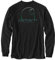 Carhartt Men's Loose Fit Heavyweight Long Sleeve Pocket C Graphic T-Shirt, Black, XL