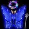 Feenflügel Leuchtend Erwachsene,LED Haarreif and Sterne Feenstäbe,Feenflügel Erwachsene,Elfenflügel Damen,Led Flügel Kinder,Schmetterlingsflügel Kinder,Flügel Kostüm für Fasching oder Feen-Mottopartys