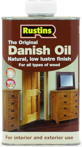 AMK® Olio danese per mobili in legno e protezione piano di lavoro, 1 l, per uso alimentare, naturale, per interni ed esterni