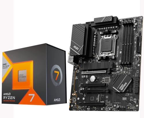 INLAND Micro Center AMD Ryzen 7 7800X3D 8-Core 16-Thread Desktop Processore con scheda madre MSI PRO B650-P WiFi ProSeries (AMD AM5, ATX, DDR5, PCIe 4.0)