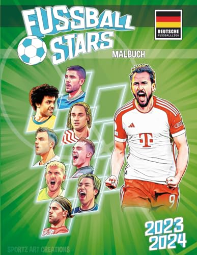 Fussball Stars Malbuch (Deutsche Fussballliga)