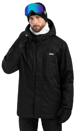 SIROKO - Snowboardjacke mit Isolierung W4 Vostock - M - Schwarz