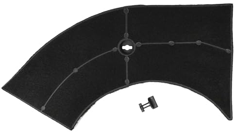 vhbw Aktivkohlefilter kompatibel mit Whirlpool AKR 437 AV, AKR 423 WH, AKR 428/1 WH, AKR 423 ME Dunstabzugshaube - 28 x 13,3/9,5 x 2,6 cm