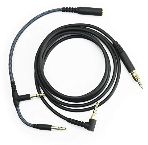 ABLET Replacement Audio Cable Compatible with Sennheiser Game Zero, Game ONE, PC 373D, PC 37X, GSP 350, GSP 500, GSP 600 Gaming Headsets 2.1m/6.7ft