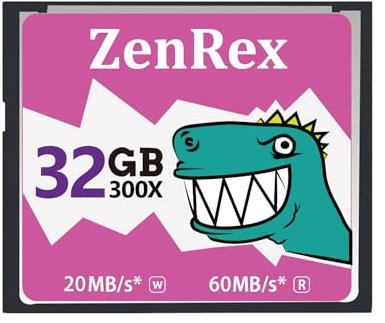 ZenRex - 32GB CompactFlash Memory Card CF High Speed UDMA Card for Camere