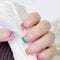 Boloshine 20PCS Semi Cured Gel Nail Strips, Full Wraps Soft Self-Adhesive Gel Nail Stickers, Salon-Quality Gel Nail Polish Strips Manicure Stickers Set (Colorful Candy)