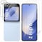 Yenwen Verre Trempé pour Samsung Galaxy Z Flip 6 5G, 2 Pcs 9H Dureté Avant Protection Écran + Flexible TPU Protection Ecran + Caméra Arrière Protecteur