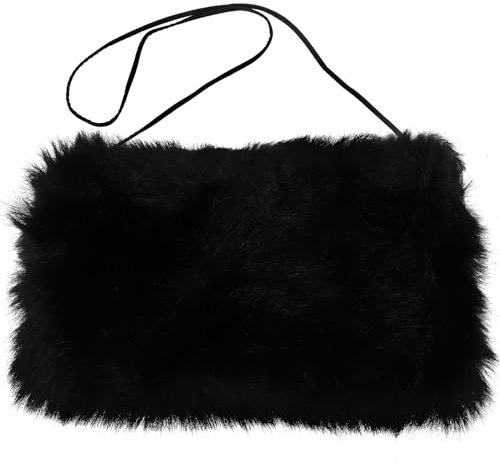 Happyyami Plüsch Handwärmer Kissen Haushalts Händemuff Winter Kunstpelz Muff Warme Hände Muff Kleines Kissen Muff Kunstfell Wärmer Tasche Armwärmer Muff Tragbarer Hände Muff