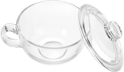 Alipis Vaso De Vidrio De 600 Ml Taza para Agua Jugo Desayuno Taza De Oficina Dorado