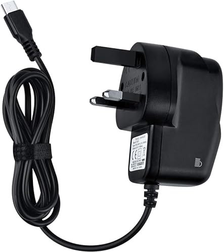 5V 1A Micro USB Mains Charger – Compatible with Amazon Kindle Fire HD 7/8.9, Paperwhite HDX (All Models Pre-2018), PS4, XBOX1, Samsung, Nokia, HTC, Sony, Google, and More USB Devices