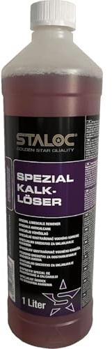 Staloc Kalkreiniger - Spezialreiniger ideal zum Entfernen von Urinstein, Kalk und Zementschleier, verdünnbarer Kalklöser, 1l