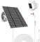 6W Solar Panel with Voltage Stabilizer | Compatible with Ring Spotlight Cam Pro/Plus, Stick Up Cam Battery & Outdoor Security Cameras | IP65 Waterproof, 360° Adjustable Mount, 9.8ft Cable | Solar Char