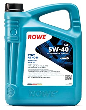 5L ROWE SYNT RS HC-D 5W-40 Motoröl BMW-LL01 MB 229.5 Porsche A40 VW 502/505.00