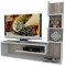 moebel17 Alphamoebel 1711 Metehan TV Board Lowboard Fernsehtisch Fernsehschrank Sideboard, Wohnwand Tv Schrank Tisch für Wohnzimmer, Weiß Cordoba, Holz, Regalelement,149,5 x 29,5 x 120,8 cm